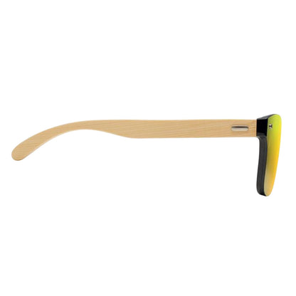 Yellow - Back - MidOcean Aloha Mirrored Sunglasses