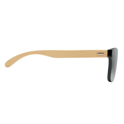 Shiny Silver - Back - MidOcean Aloha Mirrored Sunglasses