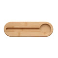 Wood-Dark Grey - Side - MidOcean Mile RPET Felt Pencil Case
