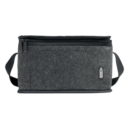 Stone Grey - Front - MidOcean Fooler RPET Felt Cooler Bag