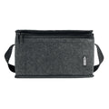 Stone Grey - Front - MidOcean Fooler RPET Felt Cooler Bag