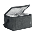 Stone Grey - Lifestyle - MidOcean Fooler RPET Felt Cooler Bag
