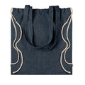 Blue - Back - MidOcean Moira Duo Drawstring Bag