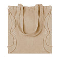 Beige - Back - MidOcean Moira Duo Drawstring Bag