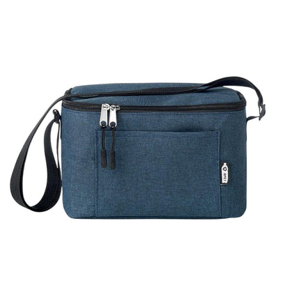 Blue - Front - MidOcean Cuba RPET Cooler Bag