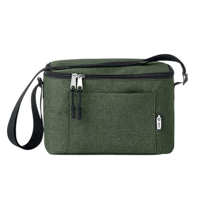 Dark Green - Front - MidOcean Cuba RPET Cooler Bag
