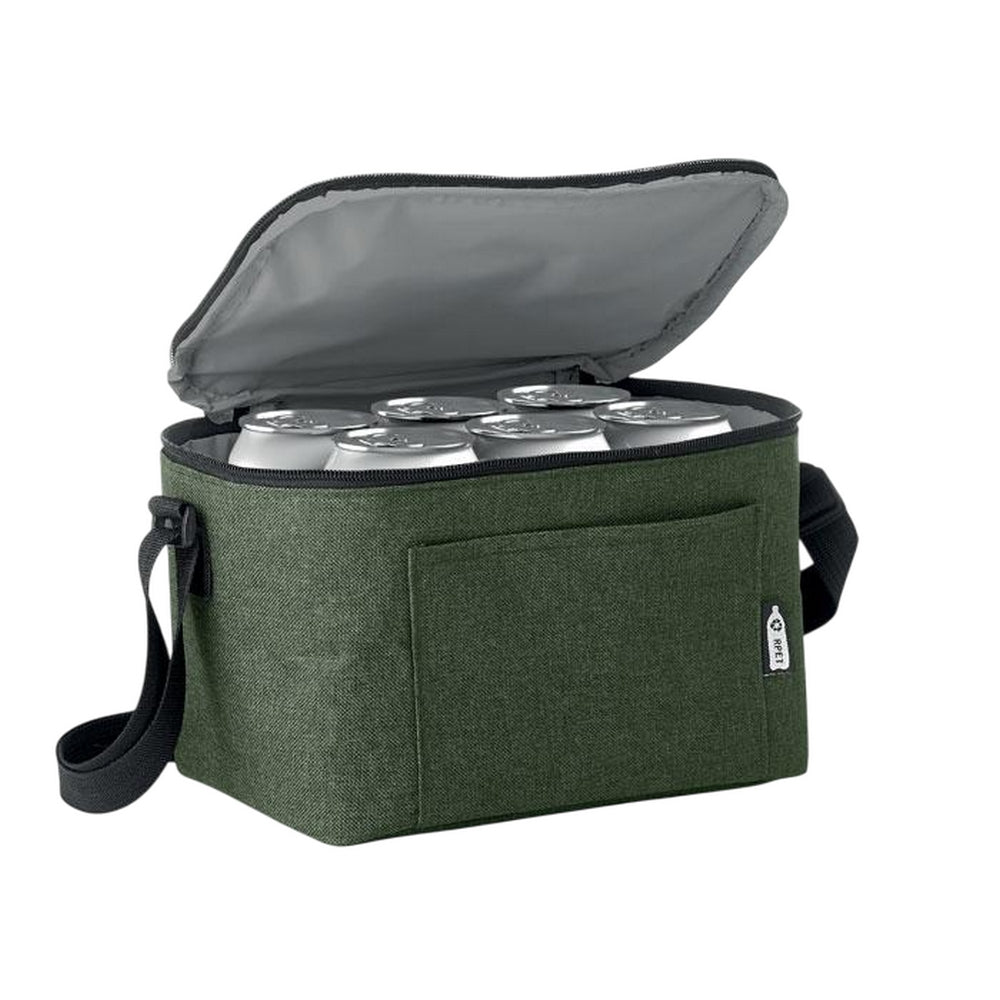 Dark Green - Lifestyle - MidOcean Cuba RPET Cooler Bag