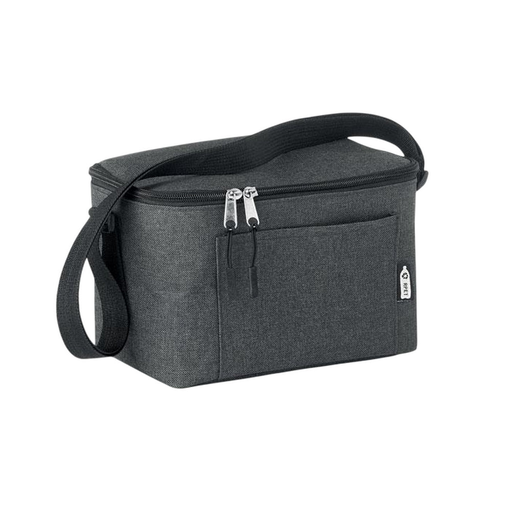 Black - Front - MidOcean Cuba RPET Cooler Bag