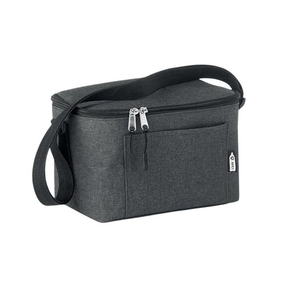 Black - Front - MidOcean Cuba RPET Cooler Bag