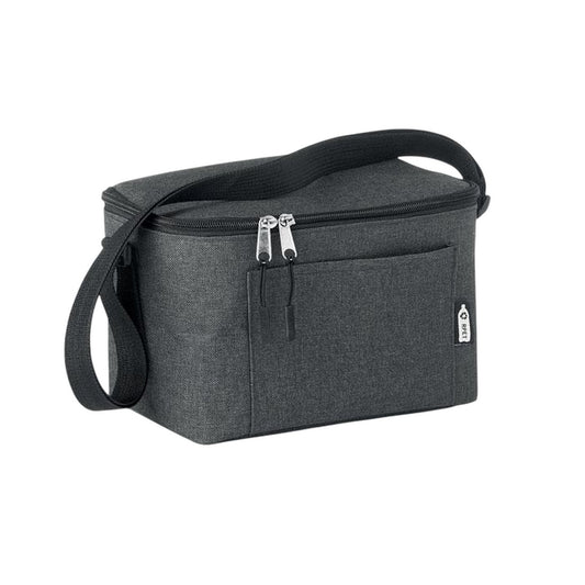 Black - Front - MidOcean Cuba RPET Cooler Bag
