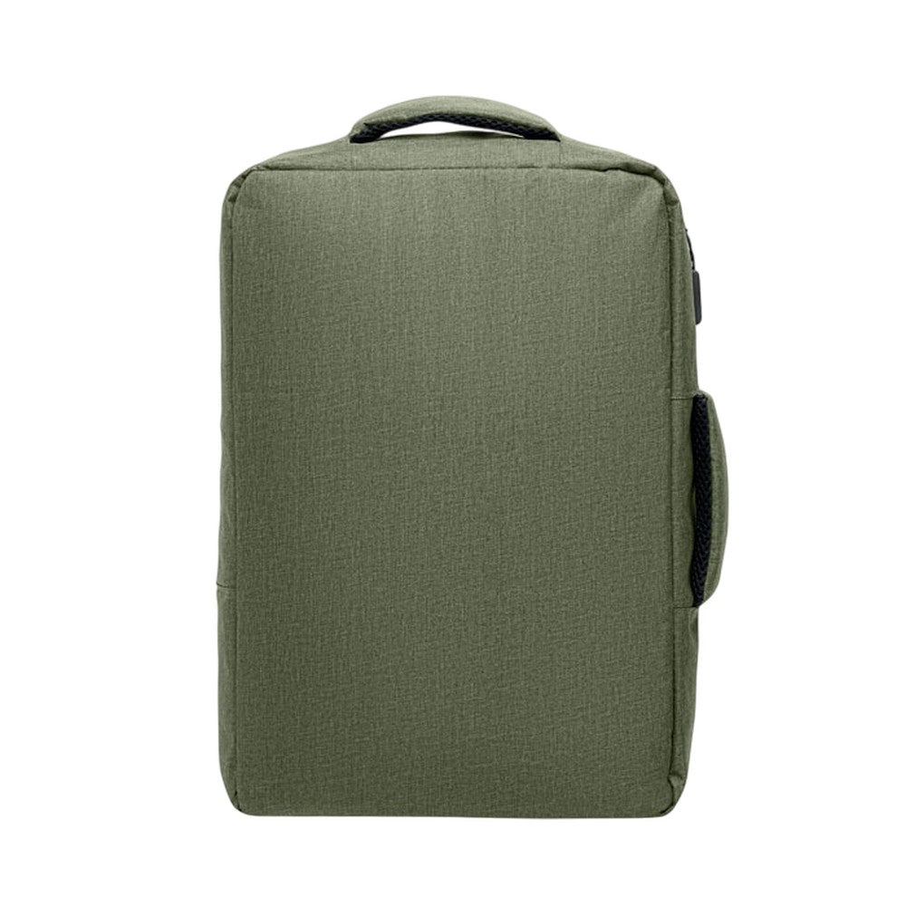 Creamy Green - Front - MidOcean Laugar Slim Laptop Backpack