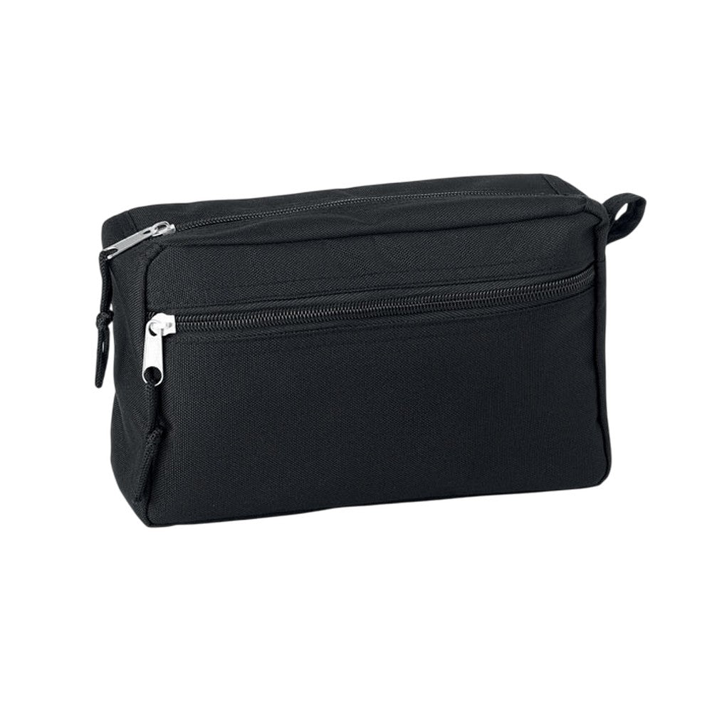 Black - Front - MidOcean Better & Smart RPET Toiletry Bag