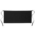 Black - Back - MidOcean Jared Short Waiter´s Apron