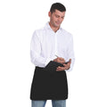 Black - Side - MidOcean Jared Short Waiter´s Apron