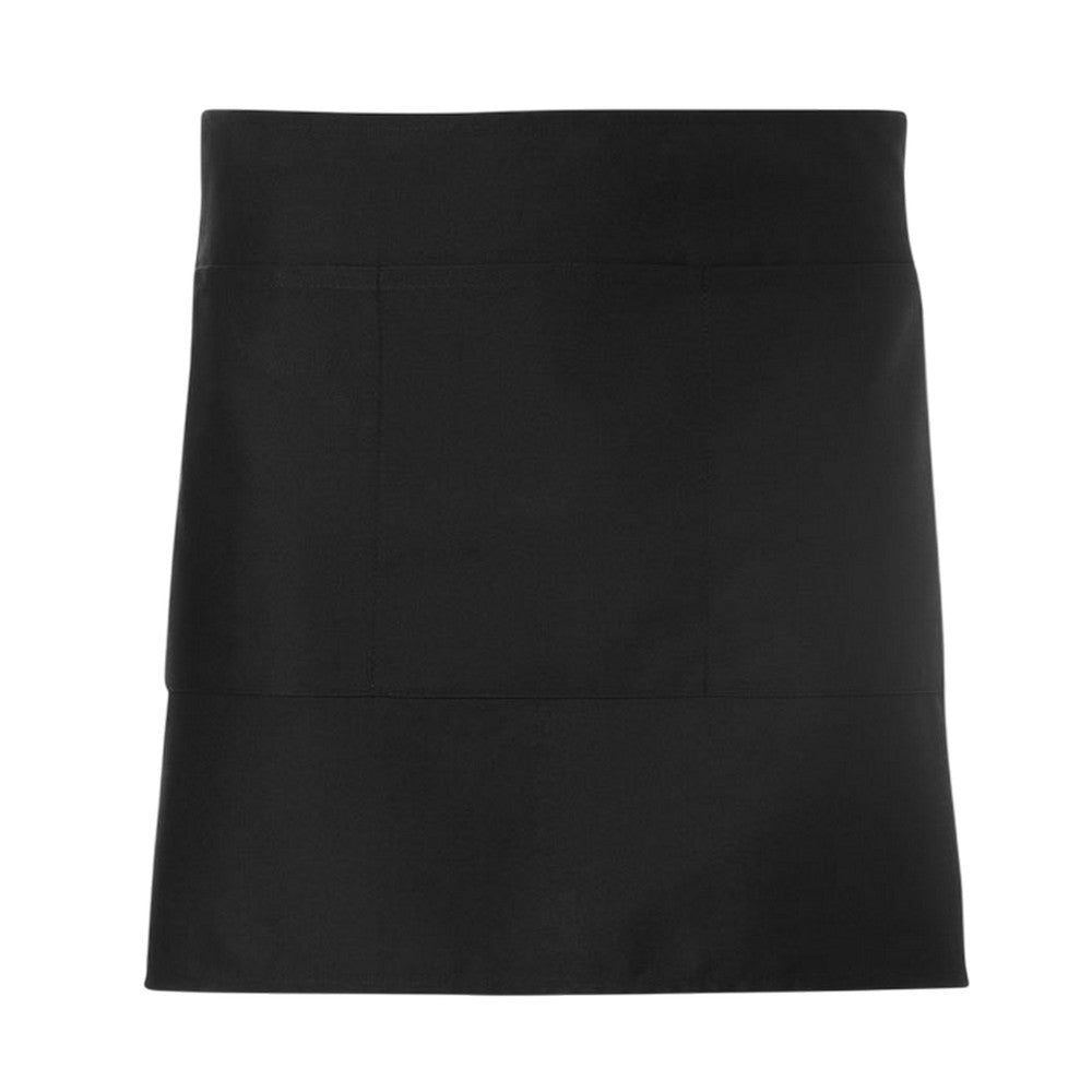 Black - Front - MidOcean Jared Short Waiter´s Apron