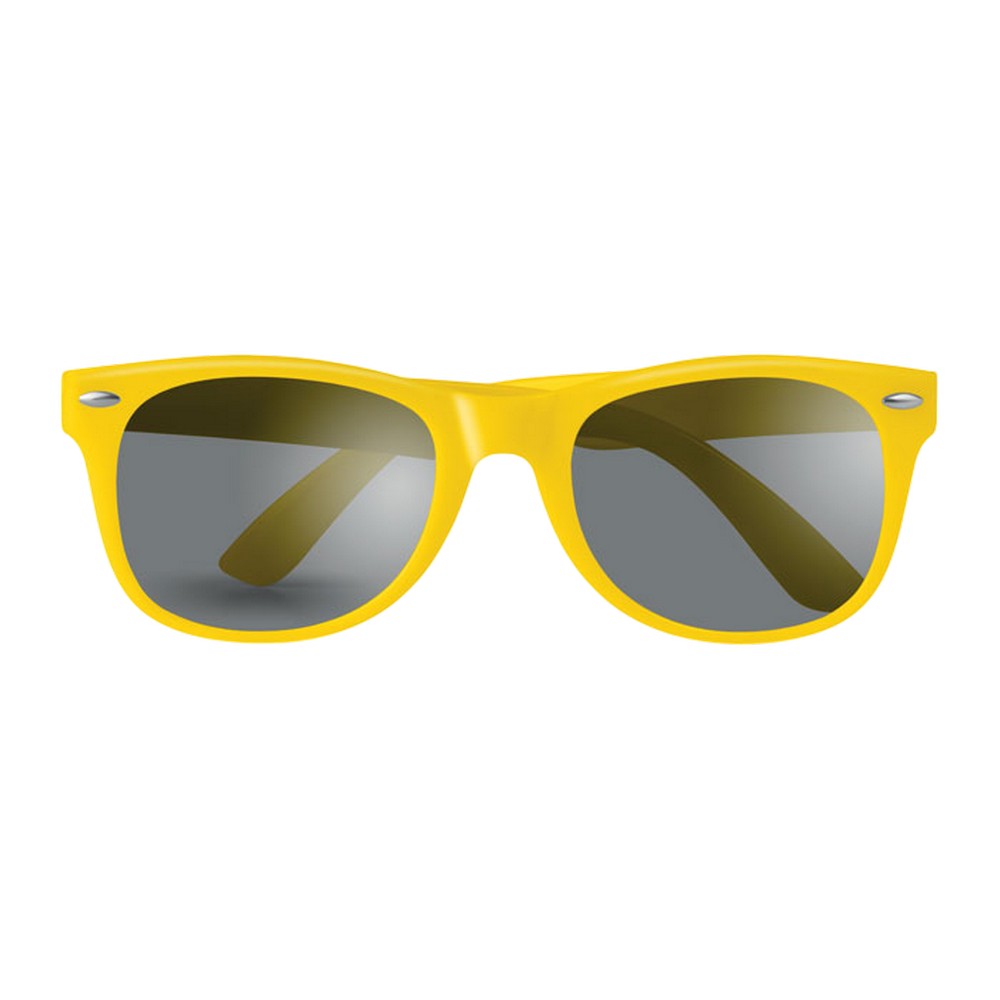 Yellow - Side - MidOcean America UV Protection Sunglasses
