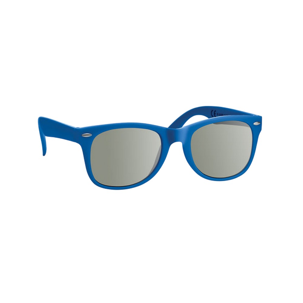 Blue - Front - MidOcean America UV Protection Sunglasses
