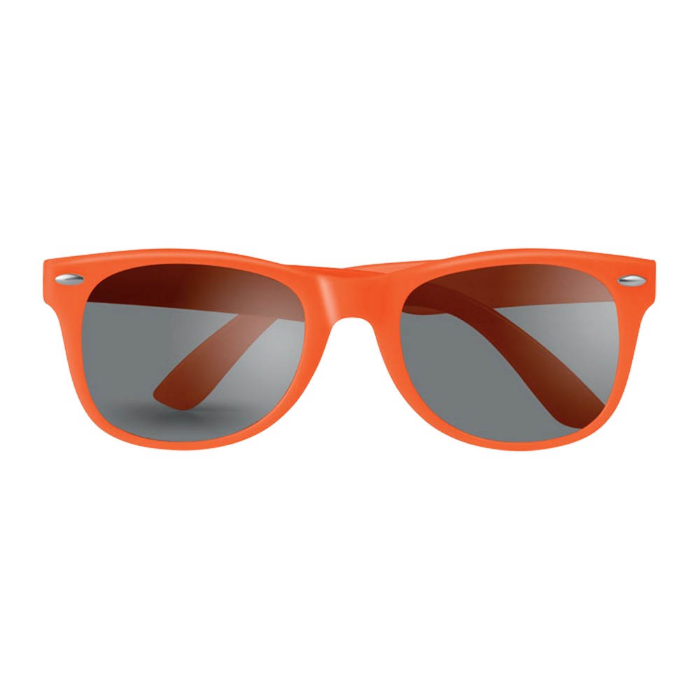 Orange - Back - MidOcean America UV Protection Sunglasses