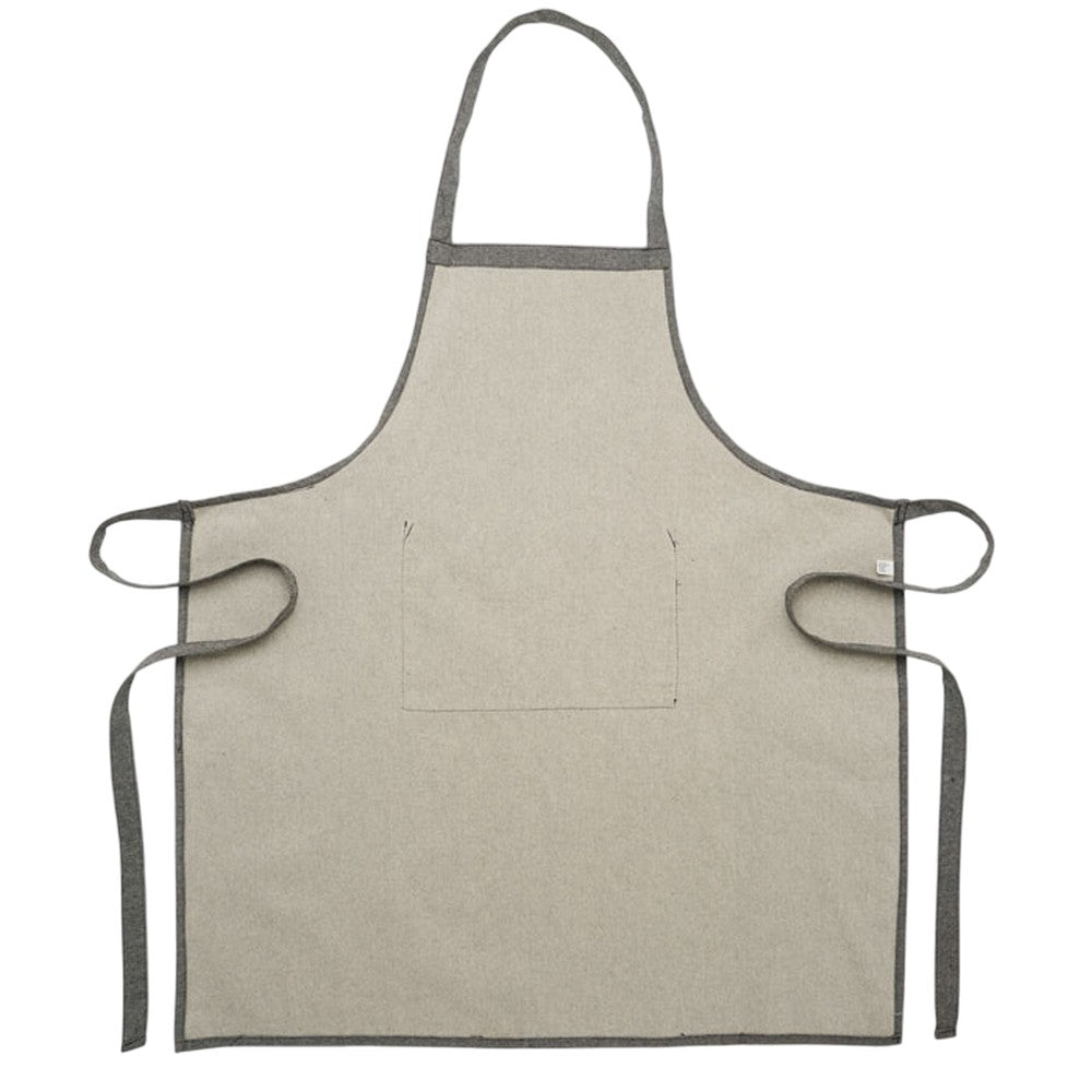 Black - Back - MidOcean Cuina Recycled Cotton Chef Apron
