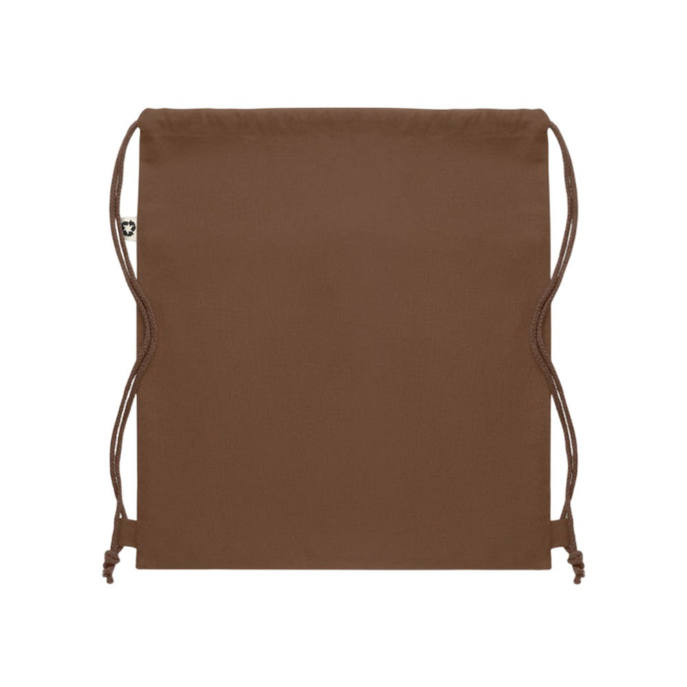 Earth - Back - MidOcean Panda Recycled Cotton Drawstring Bag