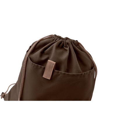 Chocolate - Lifestyle - MidOcean Panda Recycled Cotton Drawstring Bag