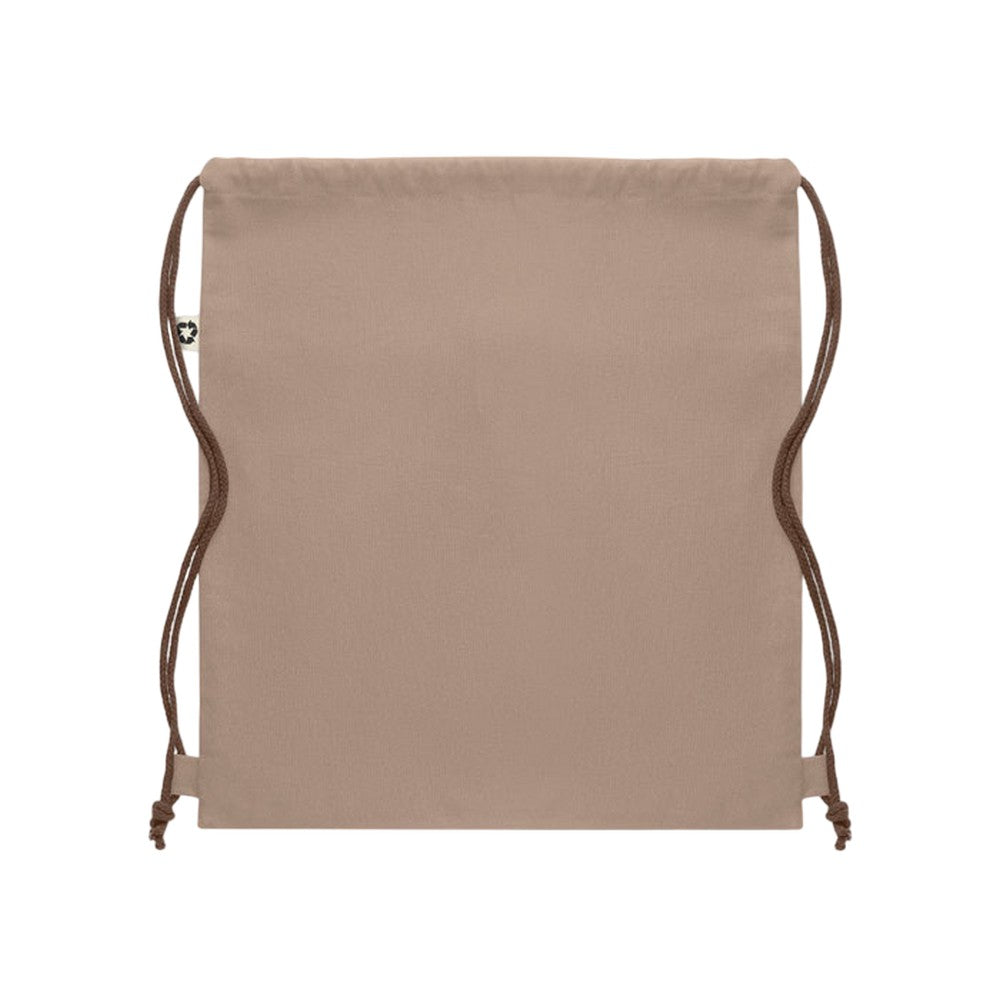 Rope - Back - MidOcean Panda Recycled Cotton Drawstring Bag