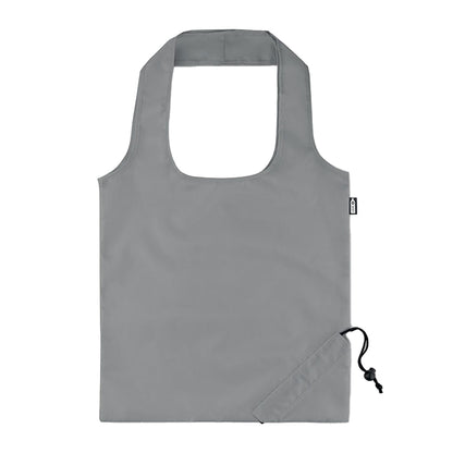 Stone Grey - Front - MidOcean RPET Foldable Shopper Bag