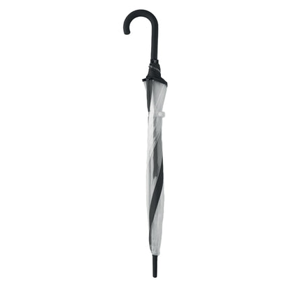Black-Transparent - Side - MidOcean Gota Stick Umbrella