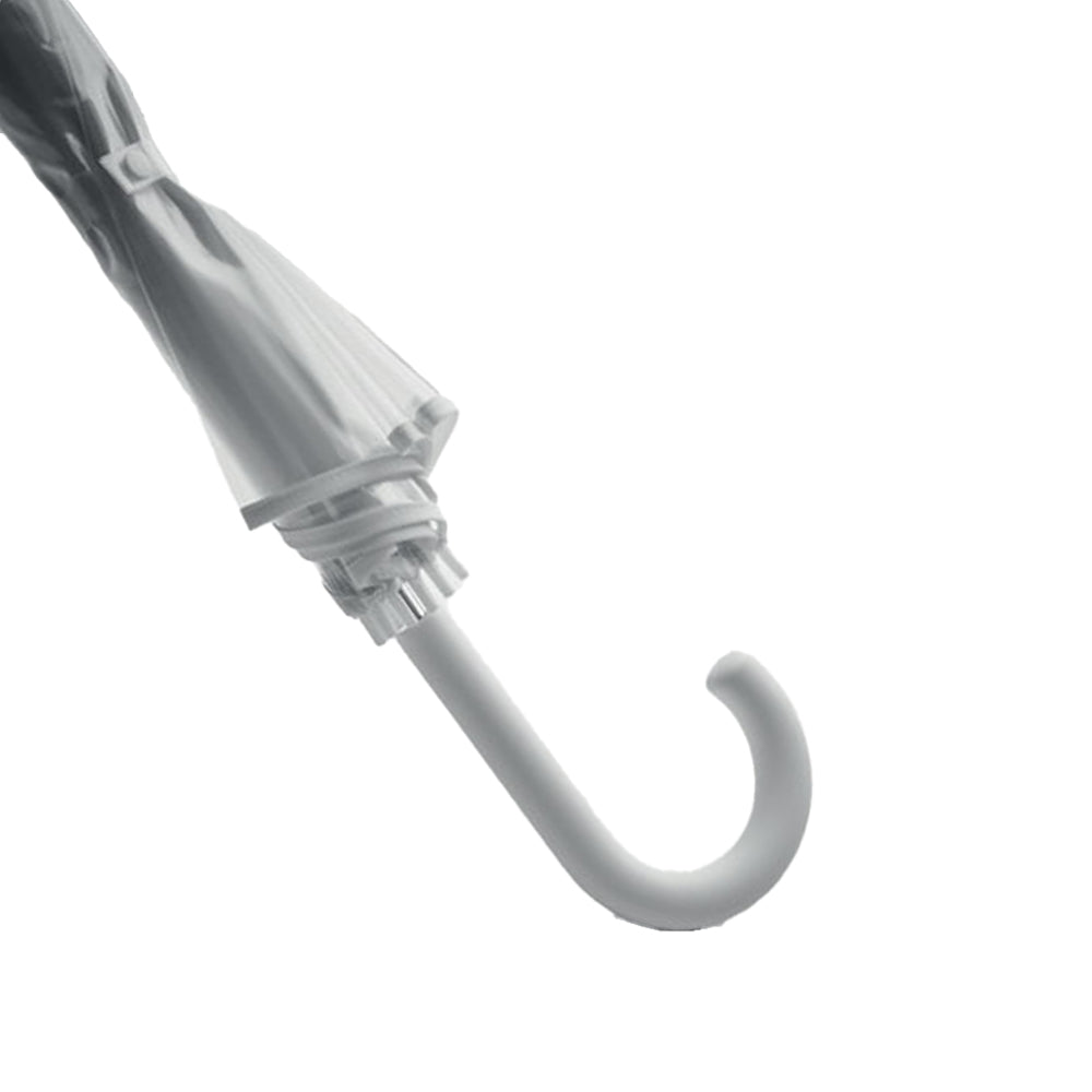 White-Transparent - Back - MidOcean Gota Stick Umbrella