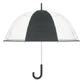Black-Transparent - Front - MidOcean Gota Stick Umbrella