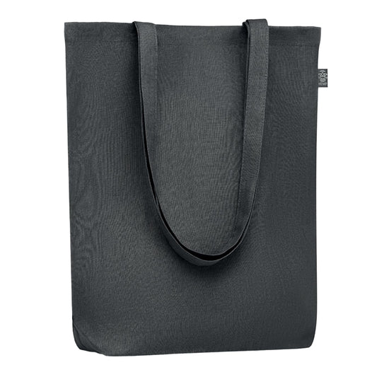 Black - Front - MidOcean Naima Hemp Shopper Bag