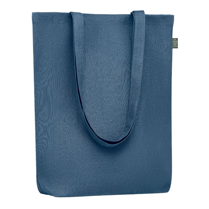 Blue - Front - MidOcean Naima Hemp Shopper Bag