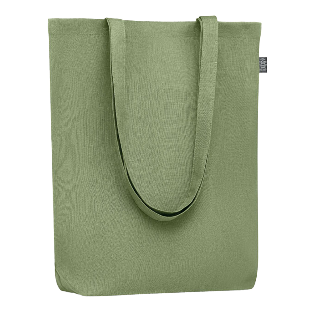 Green - Front - MidOcean Naima Hemp Shopper Bag