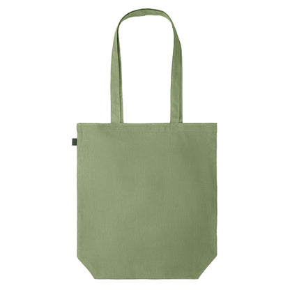 Green - Back - MidOcean Naima Hemp Shopper Bag