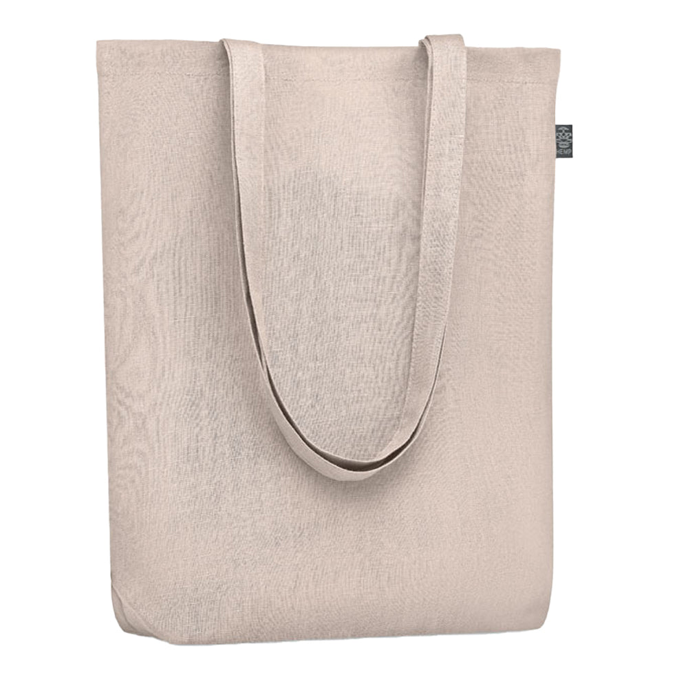 Beige - Front - MidOcean Naima Hemp Shopper Bag