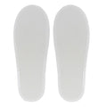 White - Back - MidOcean Unisex Adult Flip Flap Hotel Mule Slippers
