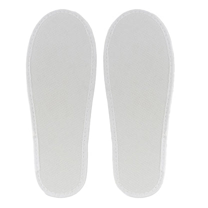 White - Back - MidOcean Unisex Adult Flip Flap Hotel Mule Slippers