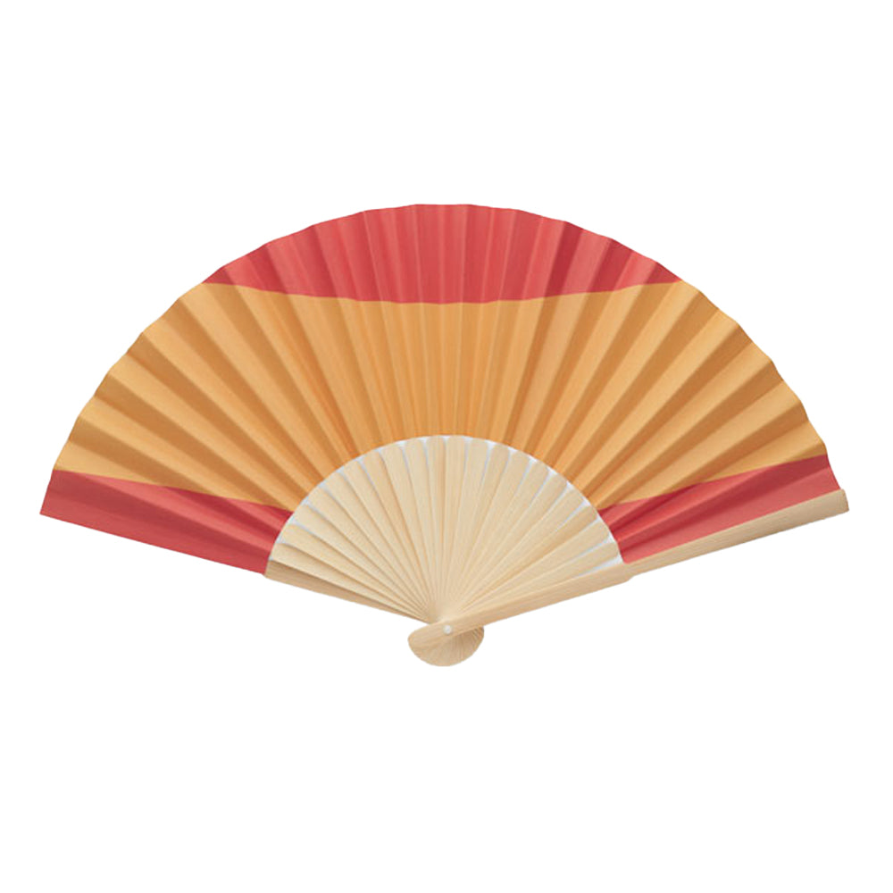 Red - Front - MidOcean Funfan Manual Handheld Fan