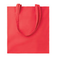 Red - Front - MidOcean Tura Colour Organic Cotton Shopper Bag