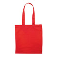 Red - Back - MidOcean Tura Colour Organic Cotton Shopper Bag