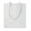 White - Front - MidOcean Tura Colour Organic Cotton Shopper Bag