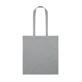 Grey - Back - MidOcean Tura Colour Organic Cotton Shopper Bag