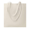 Beige - Front - MidOcean Tura Colour Organic Cotton Shopper Bag