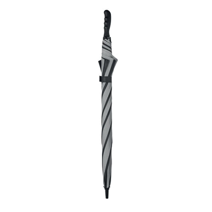 Black - Back - MidOcean Ugua Stick Umbrella