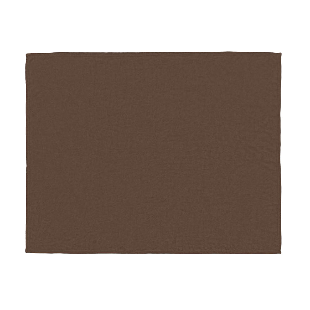 Chocolate - Back - MidOcean Logan RPET Fleece Blanket