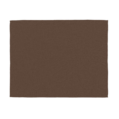 Chocolate - Back - MidOcean Logan RPET Fleece Blanket