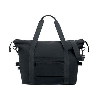 Black - Side - MidOcean Koper Tote Recycled Weekend Bag