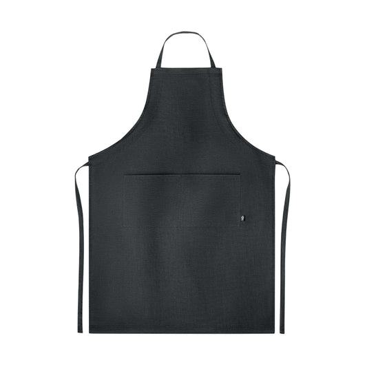 Black - Front - MidOcean Naima Apron Adjustable Hemp Apron