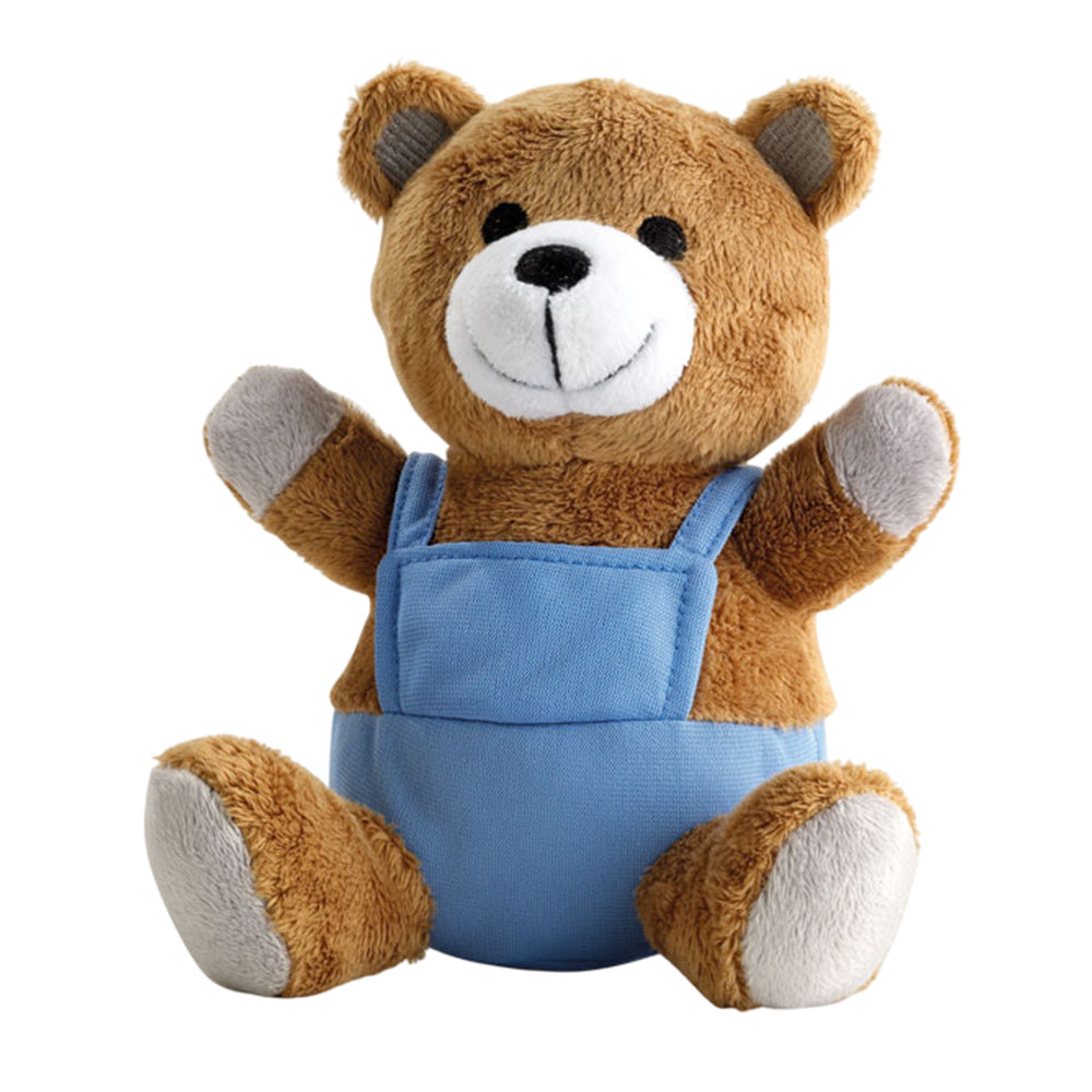 Blue - Back - MidOcean Nico Plush Teddy Bear