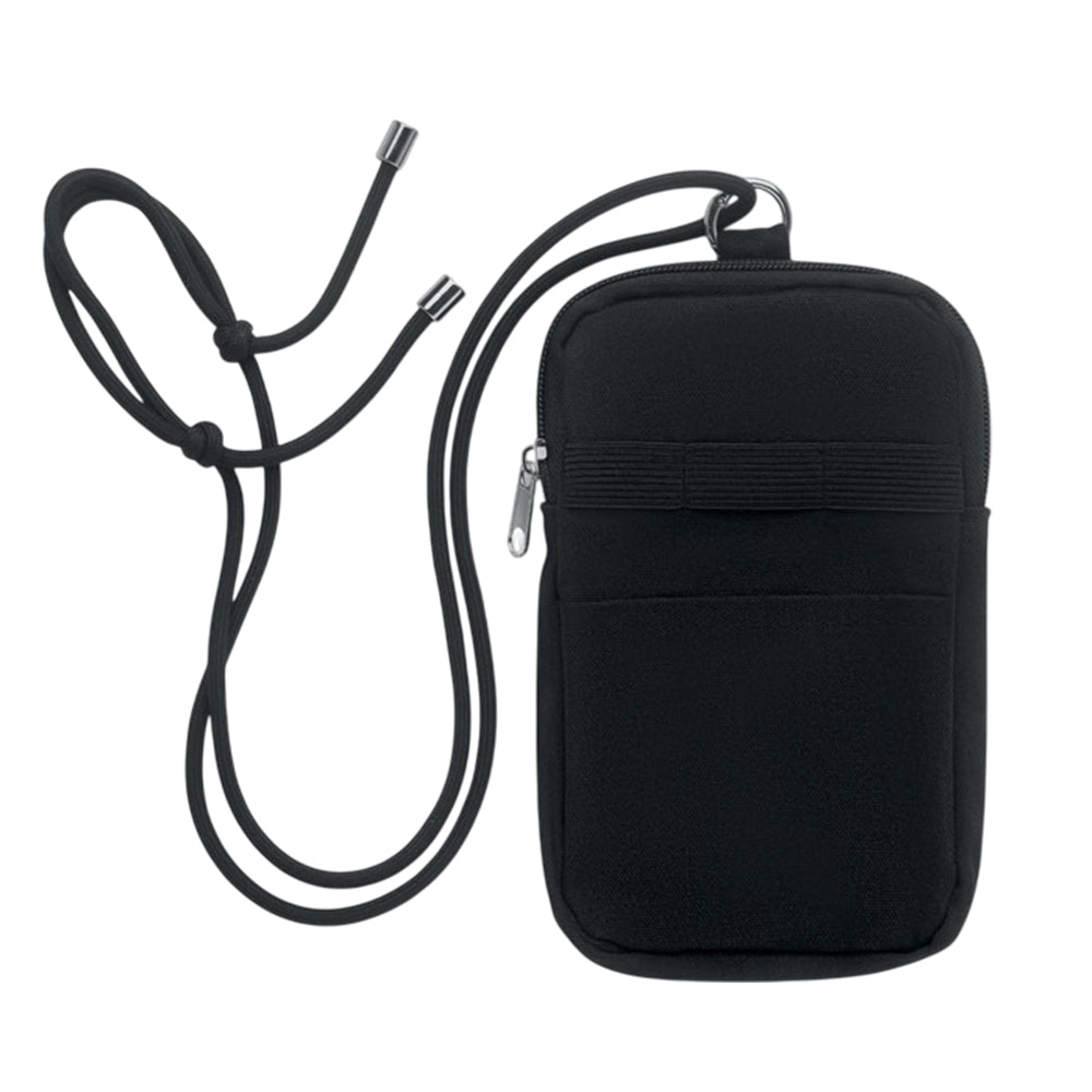 Black - Front - MidOcean Mobibolsa Crossbody Bag